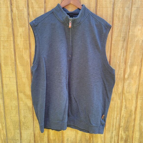 Duluth Trading Co Greenish Blue 1/4 Zip Pullover Vest Mens Size XL - Picture 9 of 9